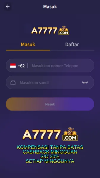 A7777 Slot Anti Rungkad Indonesia